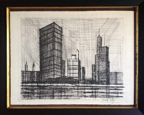 Cityscape von Bernard Buffet, Druck kaufen auf Singulart