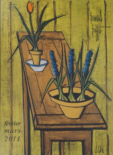 Tulipe et Jacinthes by Bernard Buffet, Print for Sale on Singulart