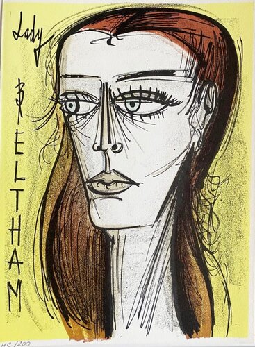 Lady Beltham van Bernard Buffet, Afdruk te koop op Singulart