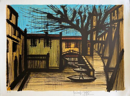 La place, décor du premier acte de Carmen by Bernard Buffet, 인쇄 for Sale on Singulart