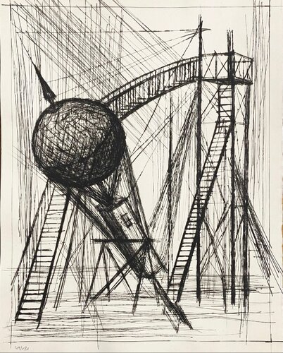 Préparatifs pour le départ by Bernard Buffet, Print for Sale on Singulart