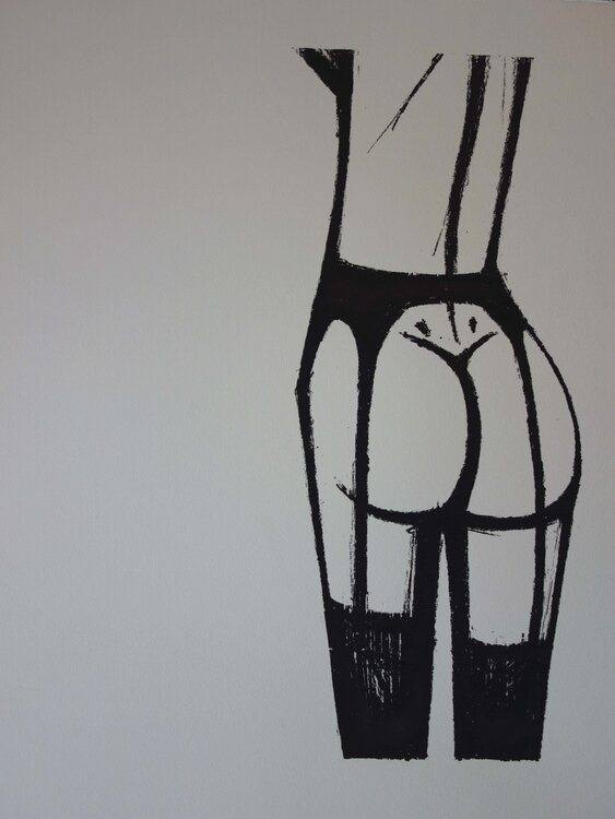 Ode en son honneur, les jarretelles Bernard Buffet
