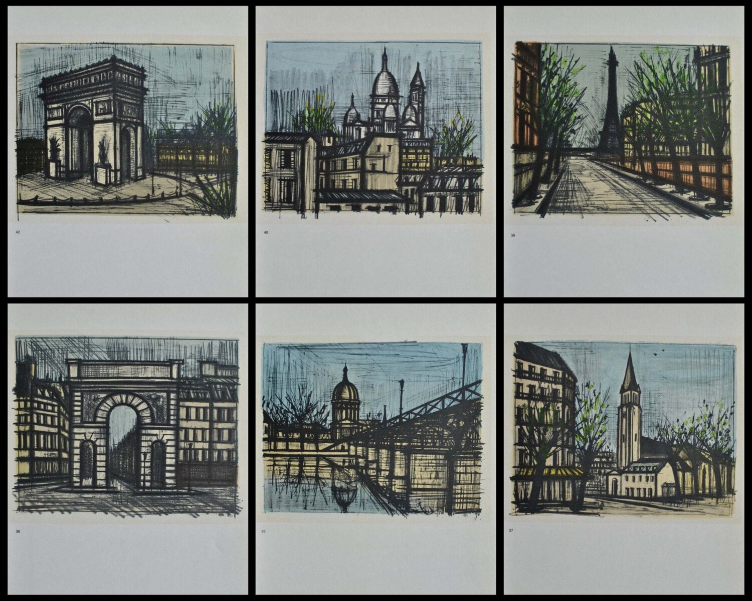 Paris Bernard Buffet 版画 販売中