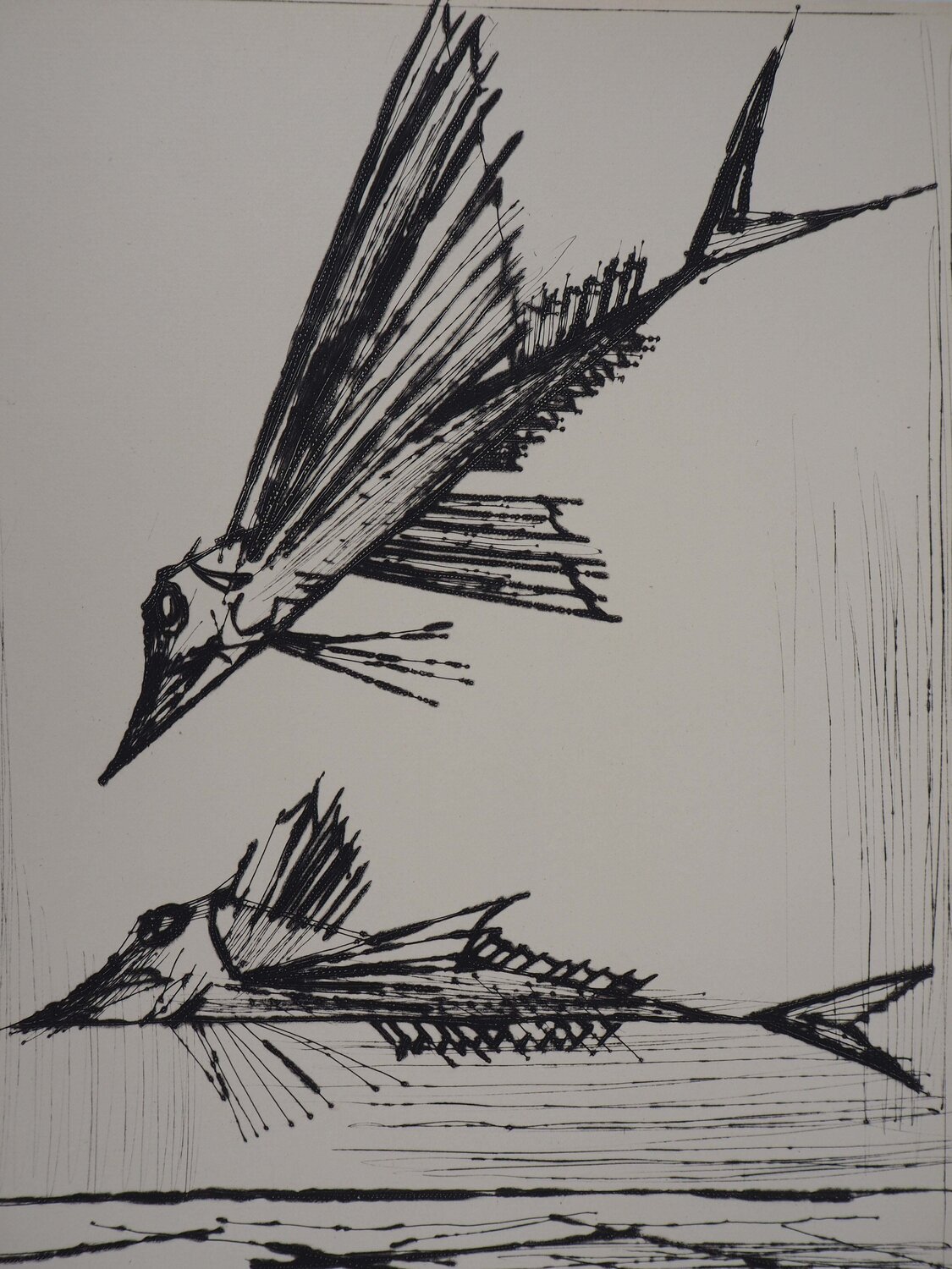 Poissons volants Bernard Buffet