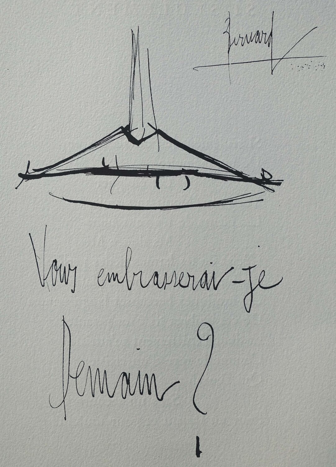 Vous embrasserais-je demain Bernard Buffet
