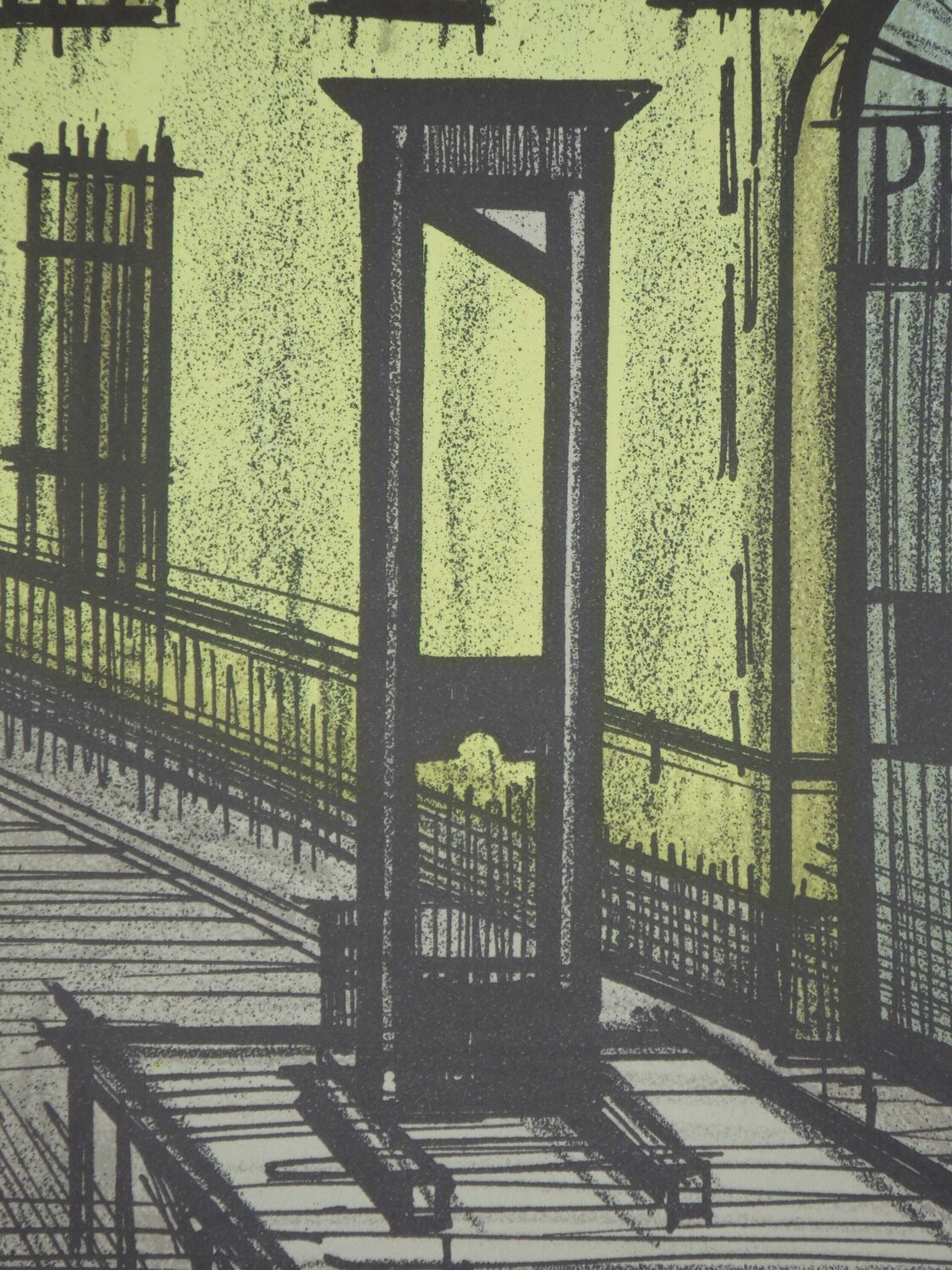 La guillotine (série Fantomas) Bernard Buffet