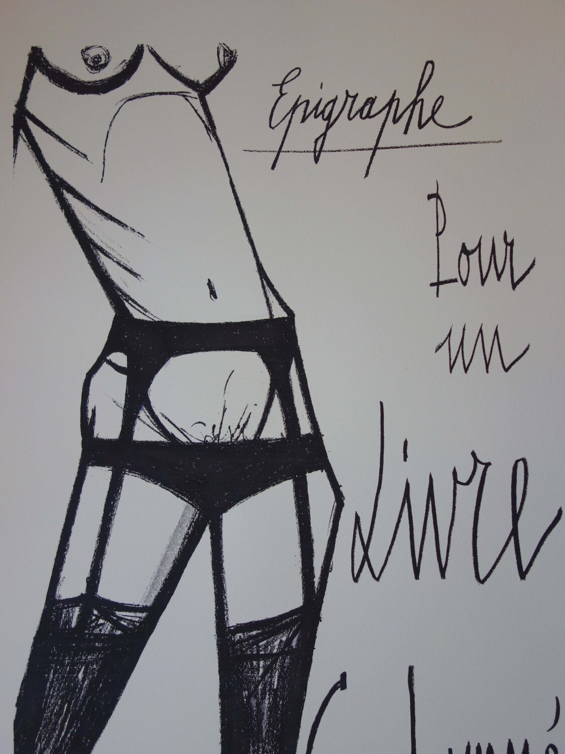 Epigraphe pour un livre condamné Bernard Buffet