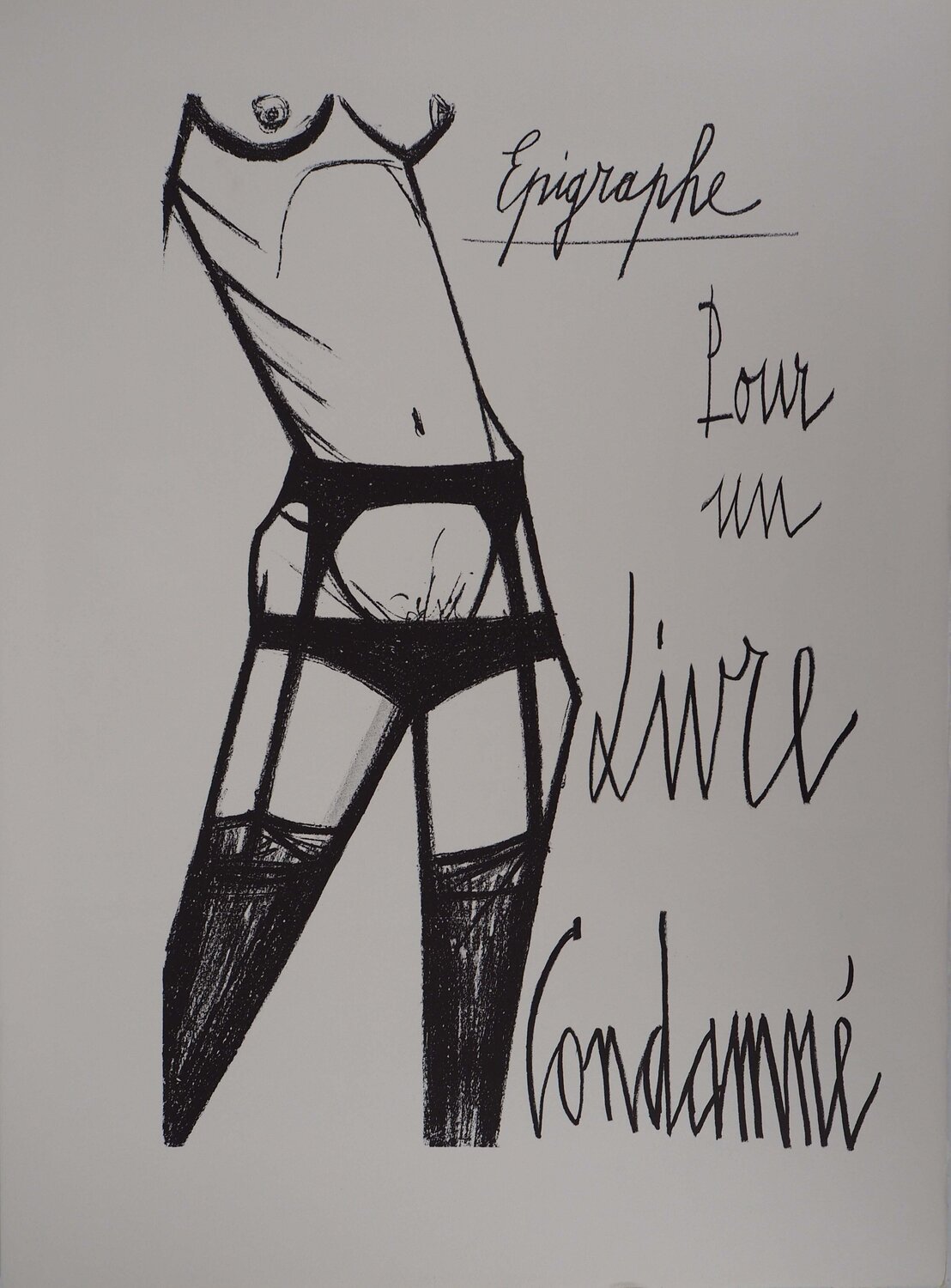 Epigraphe pour un livre condamné Bernard Buffet Impresión en venta