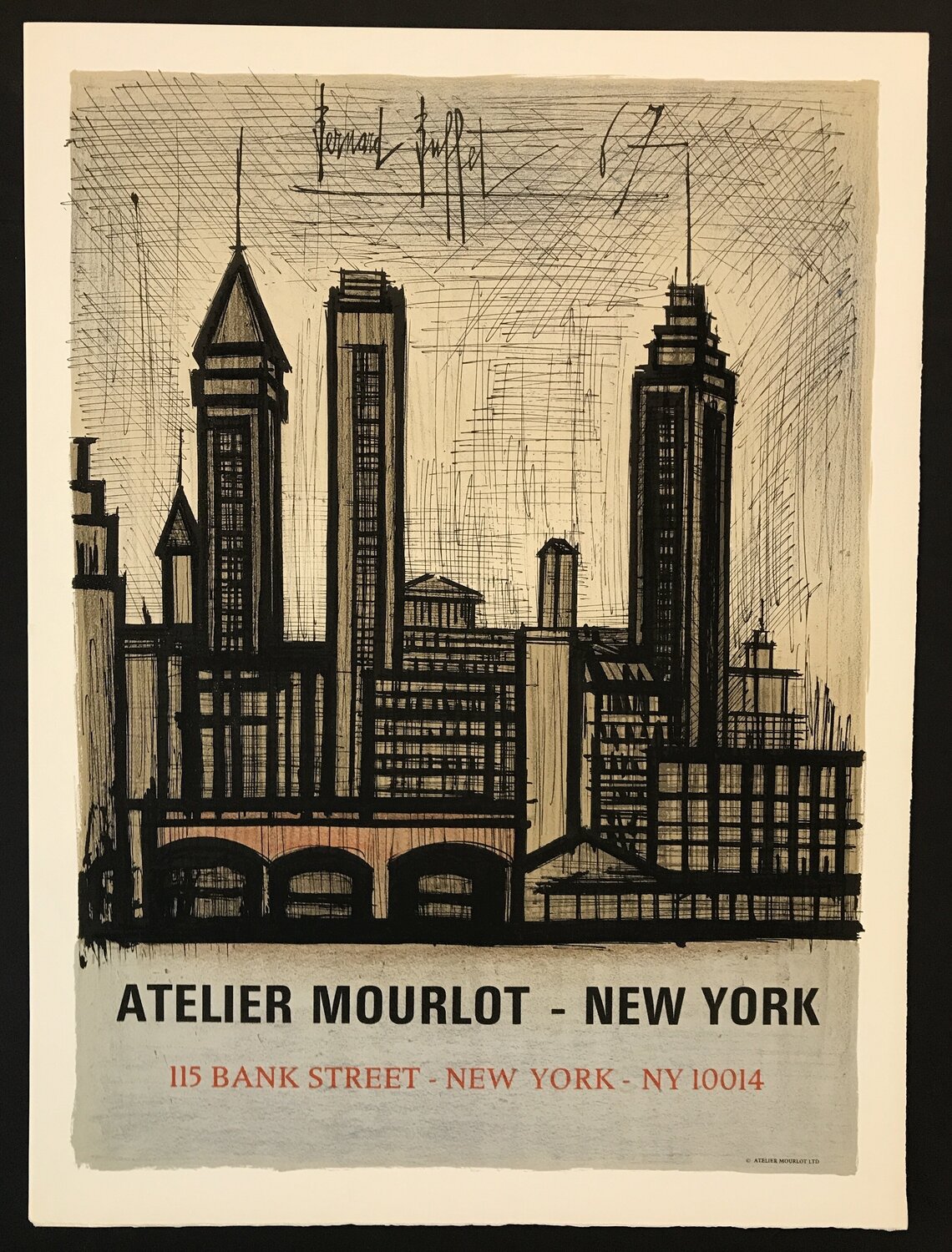 New York (Affiche) Bernard Buffet