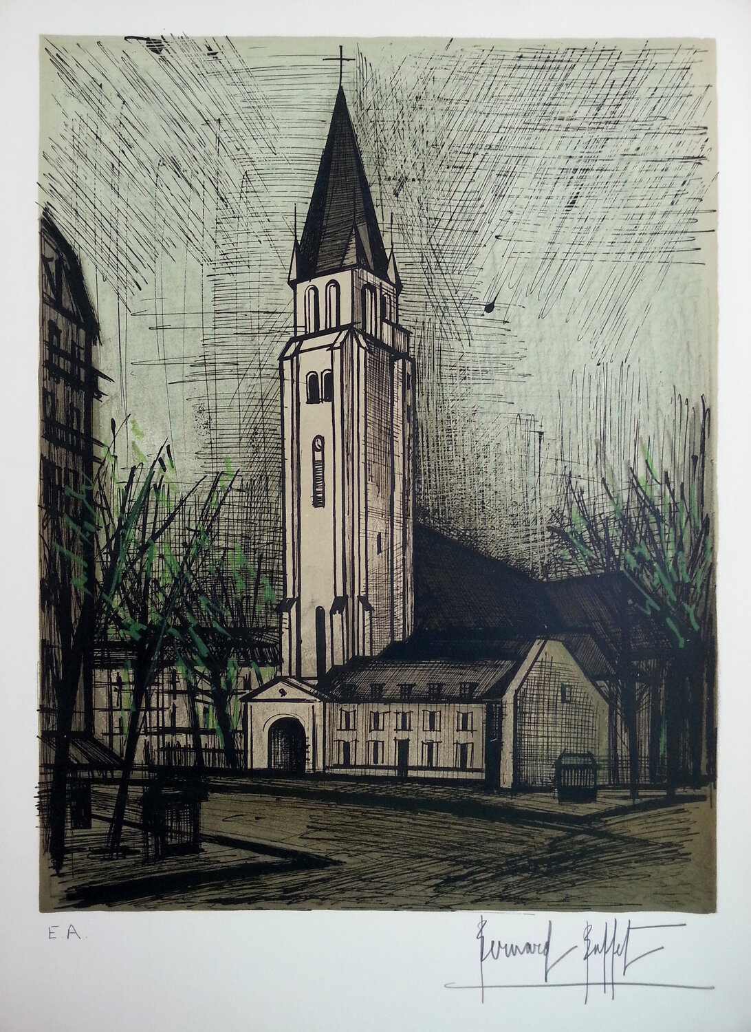 Place Saint-Germain des Pres Bernard Buffet