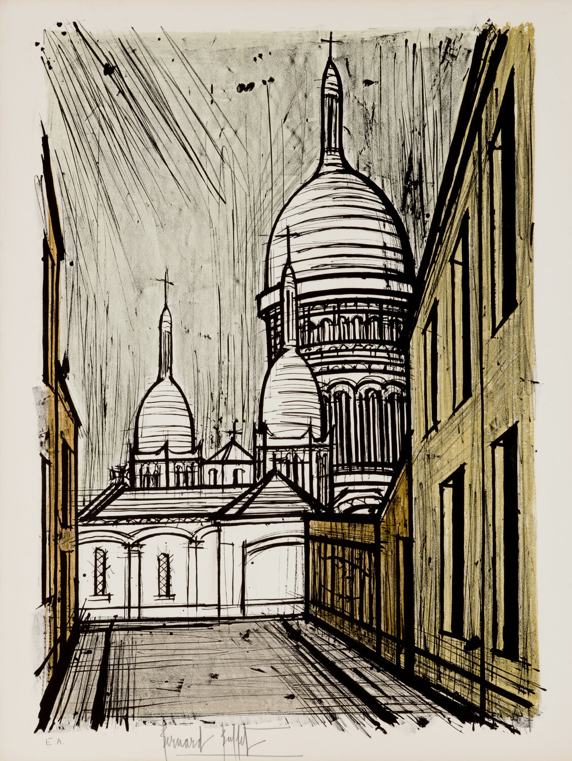Le Sacre-Coeur de  Montmarttre Bernard Buffet