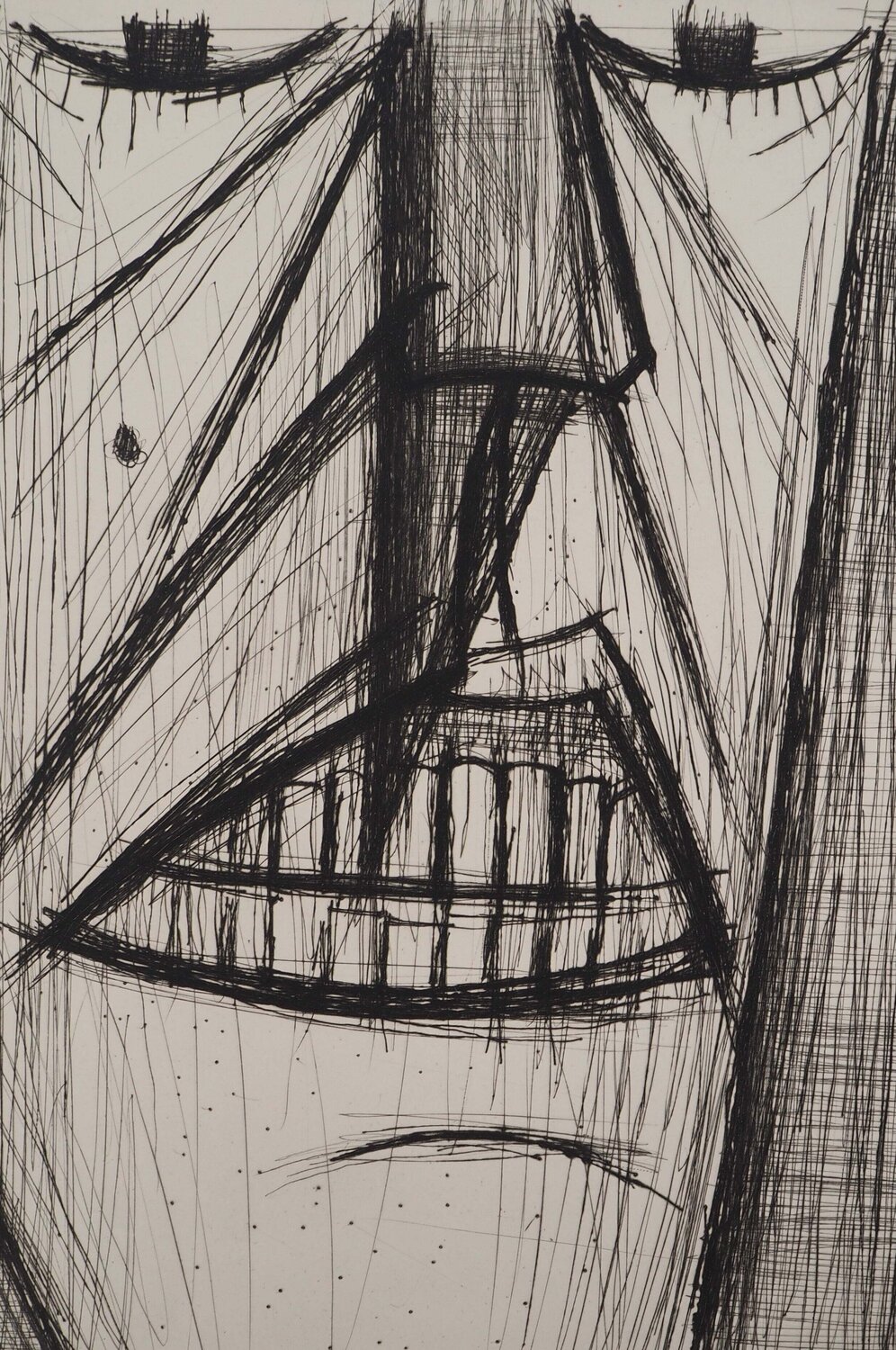 Voyages fantastiques : Visage souriant Bernard Buffet