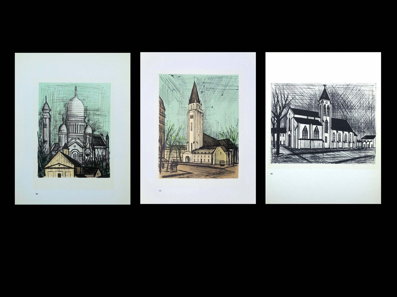 Monuments de Paris Bernard Buffet 版画 販売中