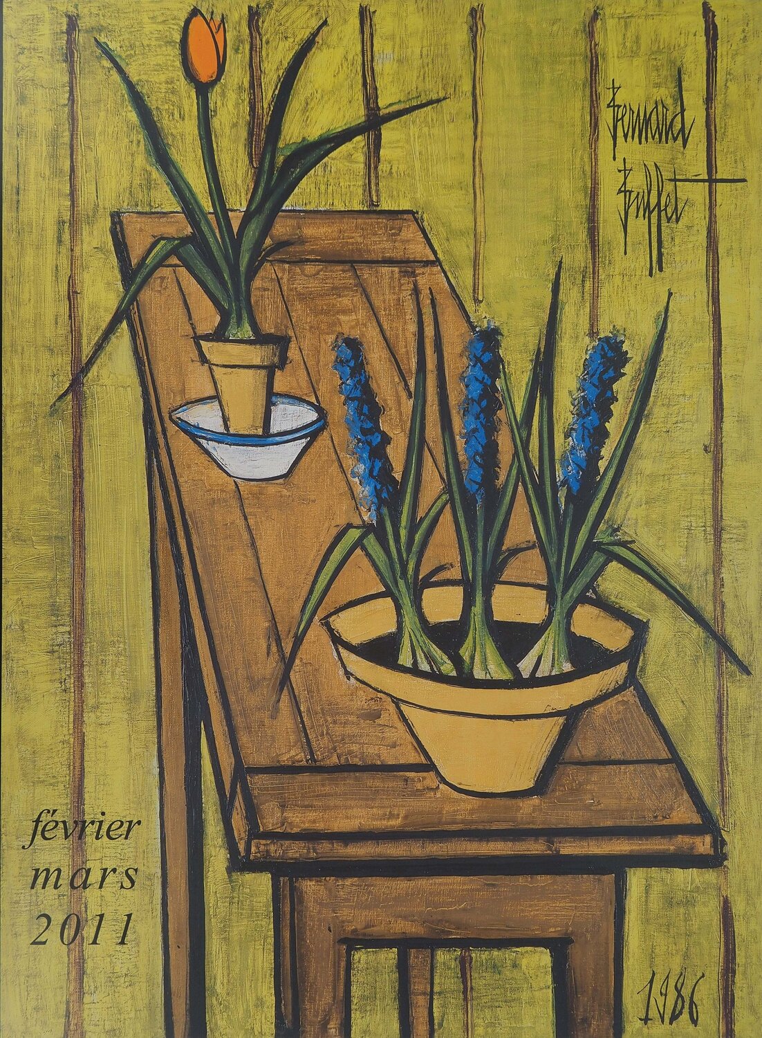 Tulipe et Jacinthes Bernard Buffet