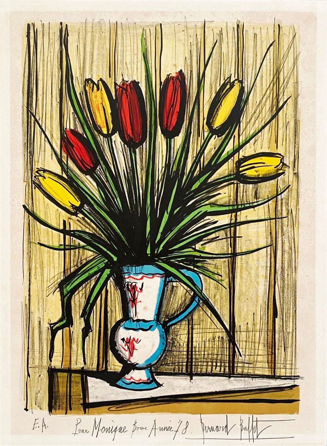 Les Tulipes Bernard Buffet