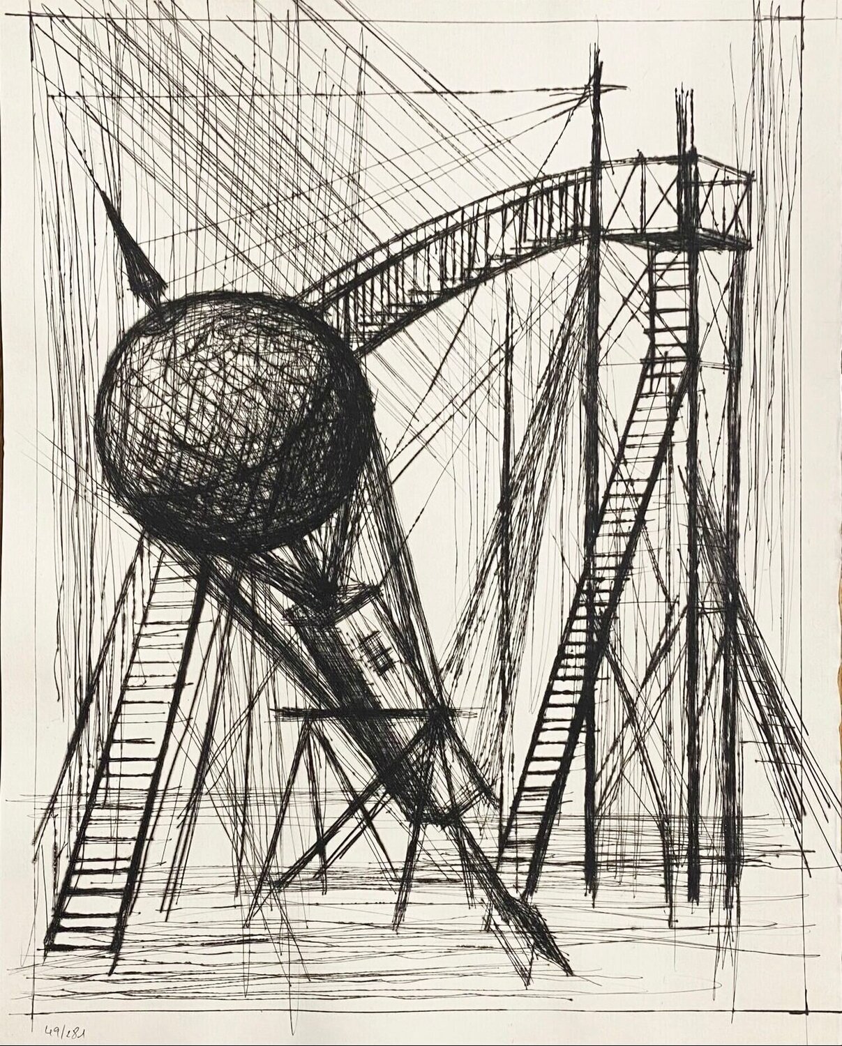 Préparatifs pour le départ Bernard Buffet