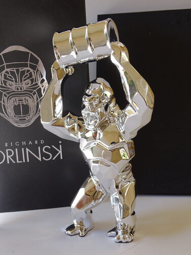 Silver Kong, 2022 by Richard Orlinski, Sculpture for Sale on Singulart