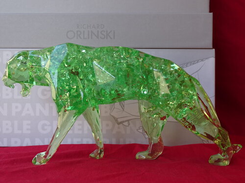 PANTHER BUBBLE (GREEN EDITION) van Richard Orlinski, Beeldhouwwerk te koop op Singulart
