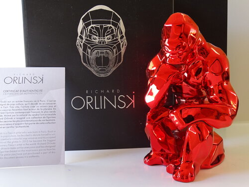 Thinking Kong Spirit von Richard Orlinski, Skulptur kaufen auf Singulart