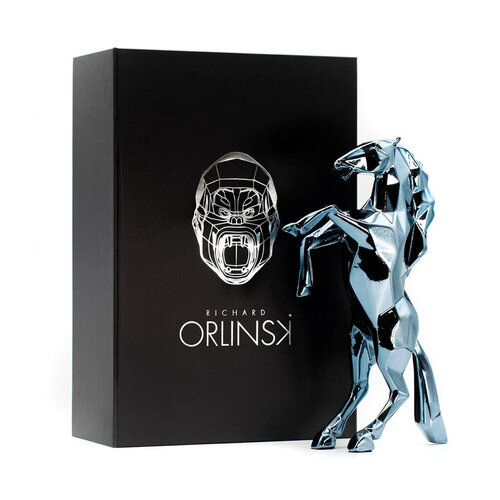 Horse Spirit (Pearl Grey Edition) von Richard Orlinski, Skulptur kaufen auf Singulart
