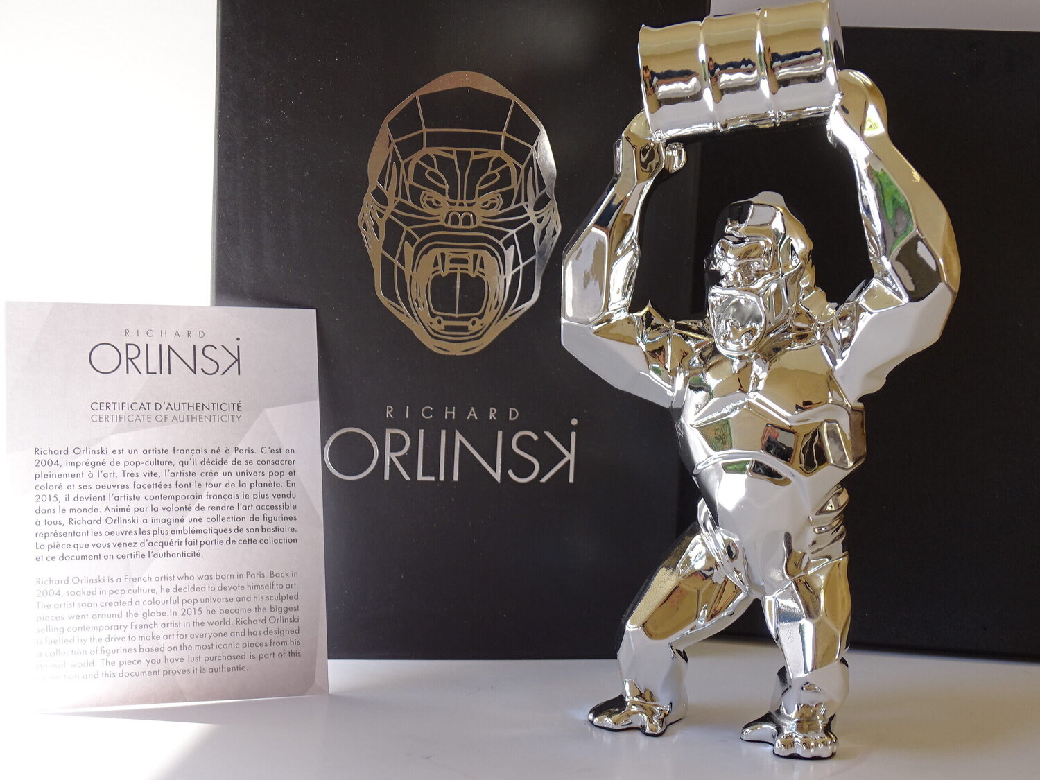 Kong Oil Spirit (Silver) Richard Orlinski