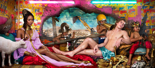 The Rape of Africa van David LaChapelle, Afdruk te koop op Singulart