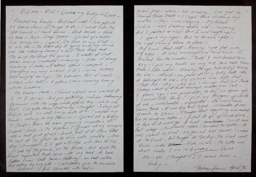 Kiss Me, Kiss Me, Cover My Body In Love van Tracey Emin, Werk op papier te koop op Singulart