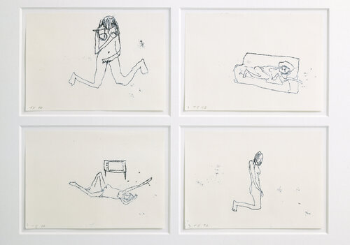 All the girls van Tracey Emin, Werk op papier te koop op Singulart