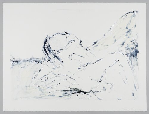 Kiss Me Please Kiss Me van Tracey Emin, Werk op papier te koop op Singulart