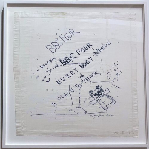 Tracey Emin, BBC 4 textile (Hand Signed and dated by Tracey Emin), 2002 von Tracey Emin, Druck kaufen auf Singulart