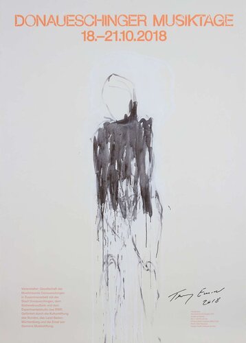 Tracey Emin Hand-signed You Came to Me at Night, Donaueschinger Musiktage, Poster von Tracey Emin, Druck kaufen auf Singulart