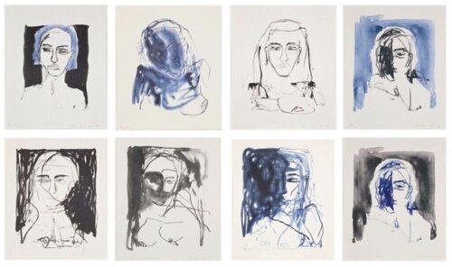 These Feelings Were True Full Set of 8 Lithographs van Tracey Emin, Afdruk te koop op Singulart
