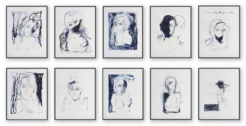 A Journey To Death (Full Portfolio of 10 Prints) de Tracey Emin, Impresión a la venta en Singulart