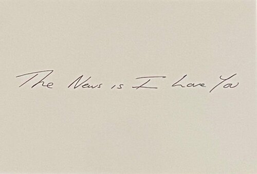 The News is I Love You de Tracey Emin, Impresión a la venta en Singulart