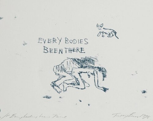 Tracey Emin Every Bodies Been There Unique Printers Proof par Tracey Emin, Édition en vente sur Singulart