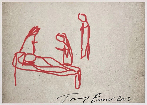 Tracey Emin Nativity iPad Drawing by Tracey Emin, Print for Sale on Singulart