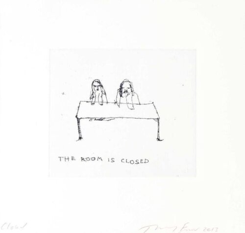 Closed par Tracey Emin, Édition en vente sur Singulart