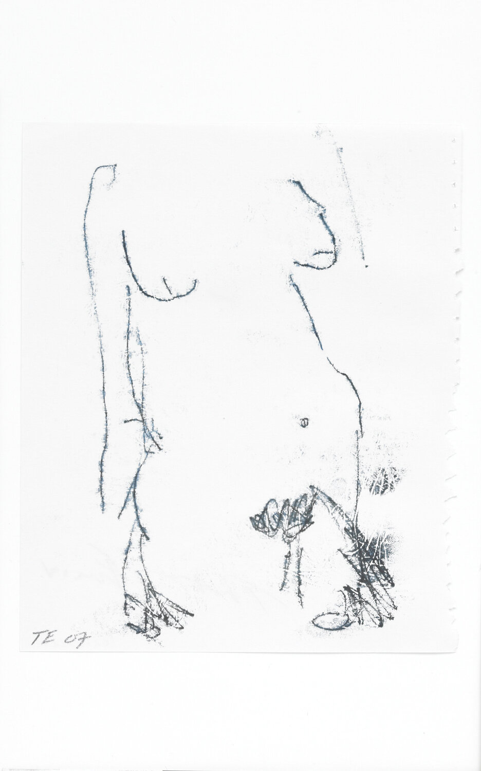 Tower Drawing 38 Tracey Emin