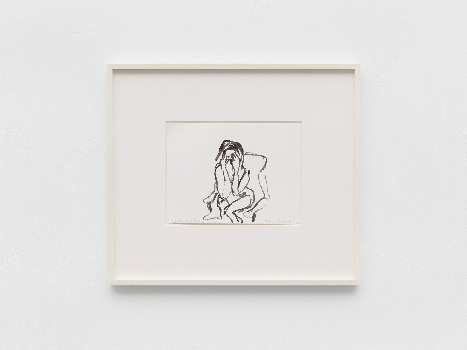 not quiet enough to cry Tracey Emin