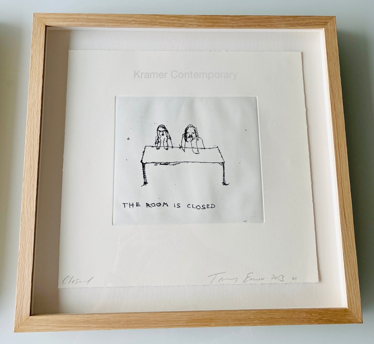 The Room Is Closed Tracey Emin