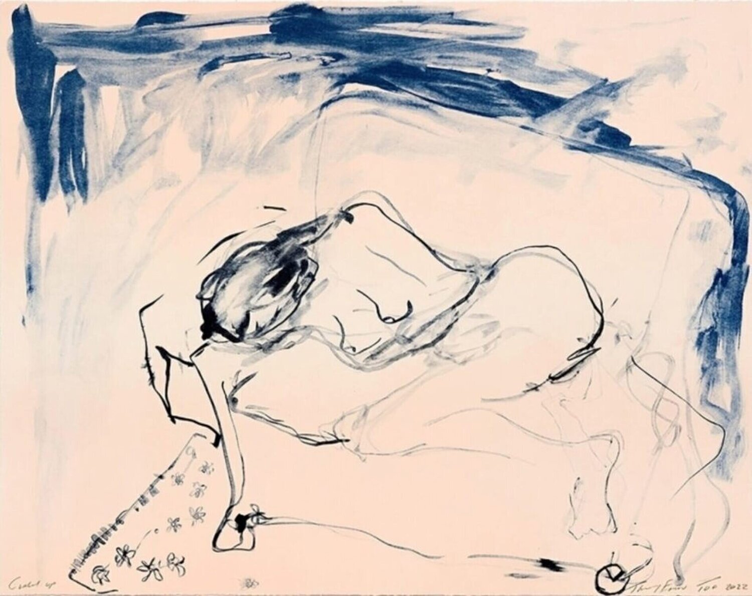 Curled Up Tracey Emin