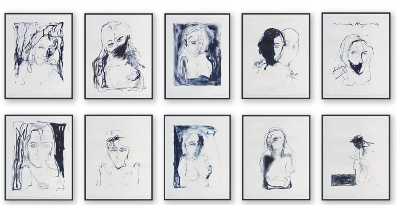 A Journey To Death (full set of 10 prints) Tracey Emin Druck zu verkaufen