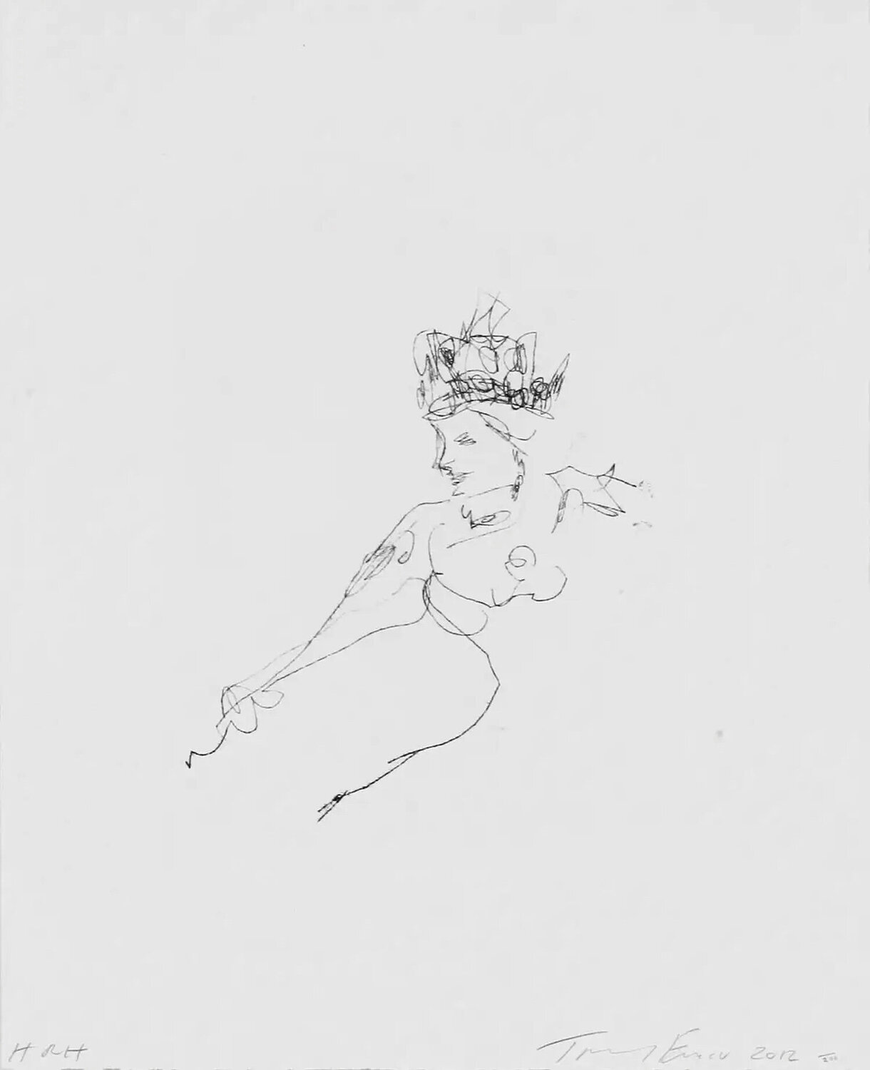 HRH, Her Royal Highness (The Queen) Tracey Emin
