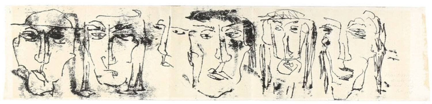 Unique Portraits Monoprint Tracey Emin