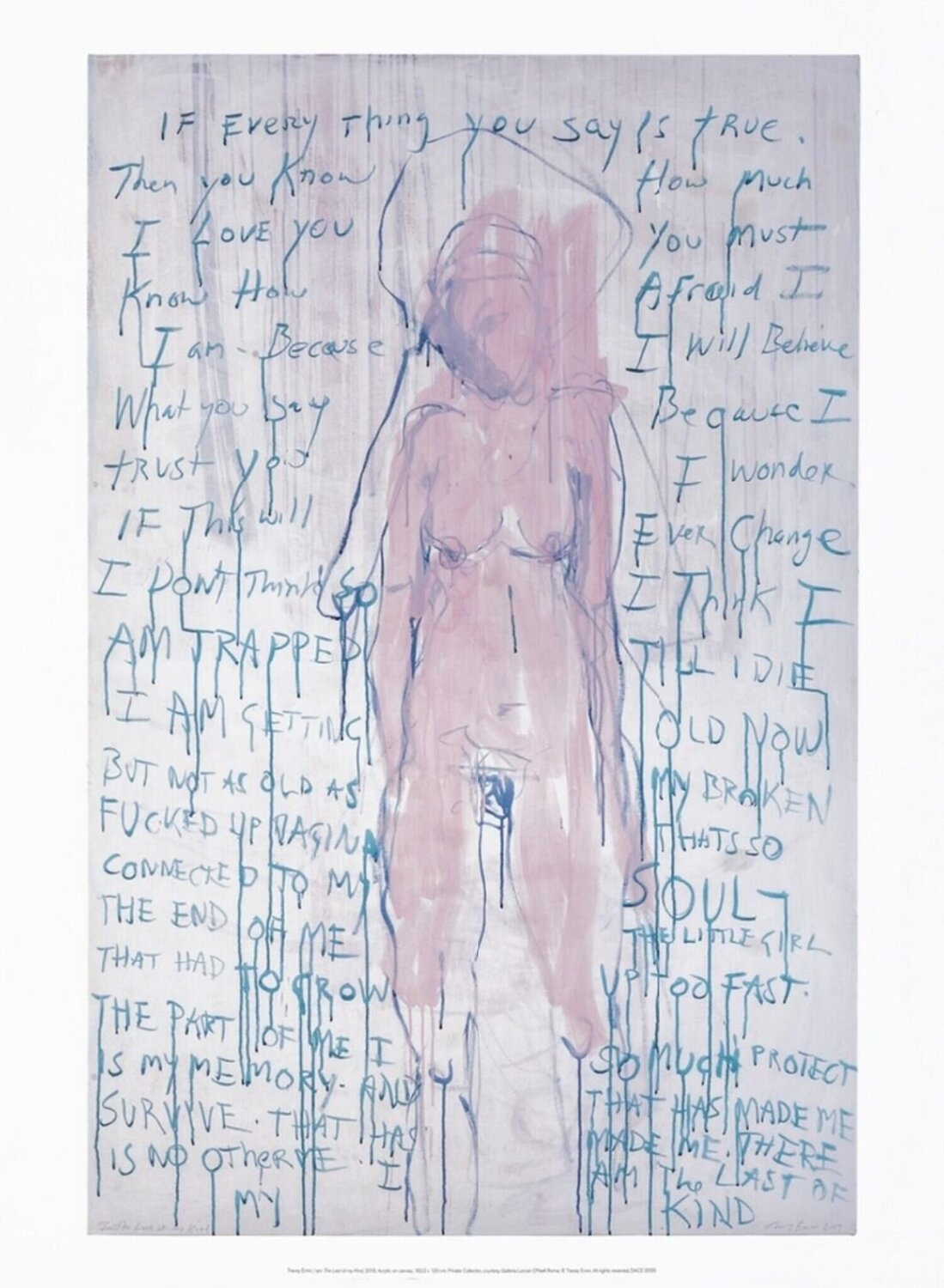 I Am The Last Of My Kind Tracey Emin Druck zu verkaufen