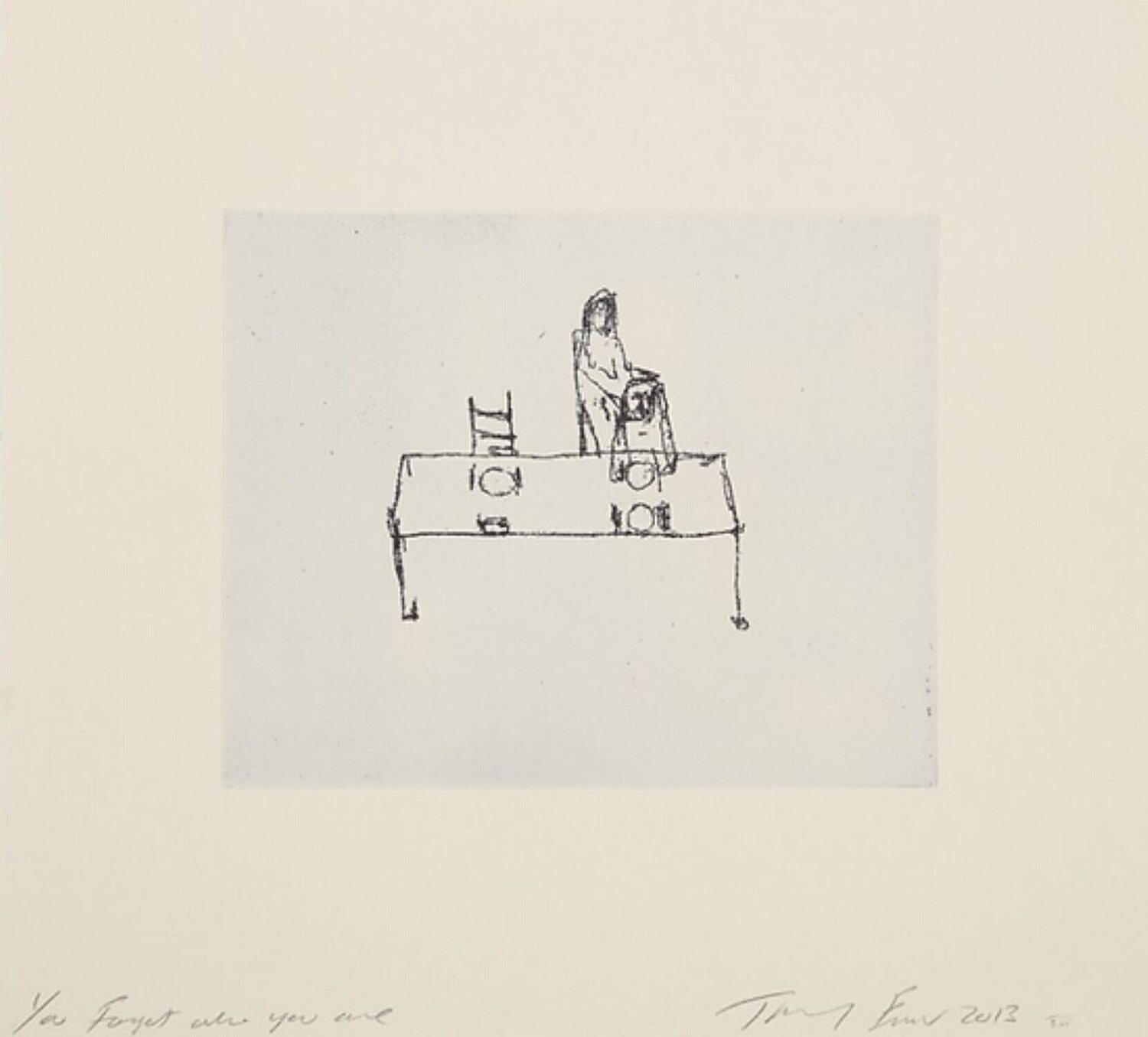 Tracey Emin You Forgot Who You Are Tracey Emin Druck zu verkaufen