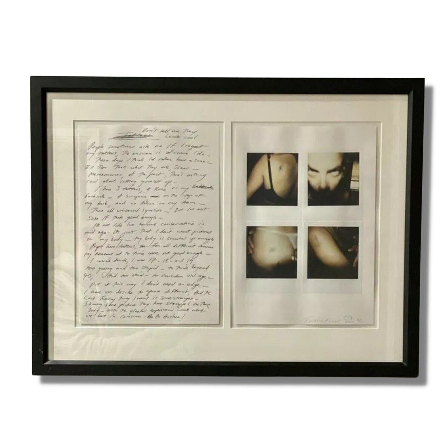 Tattoo Tracey Emin