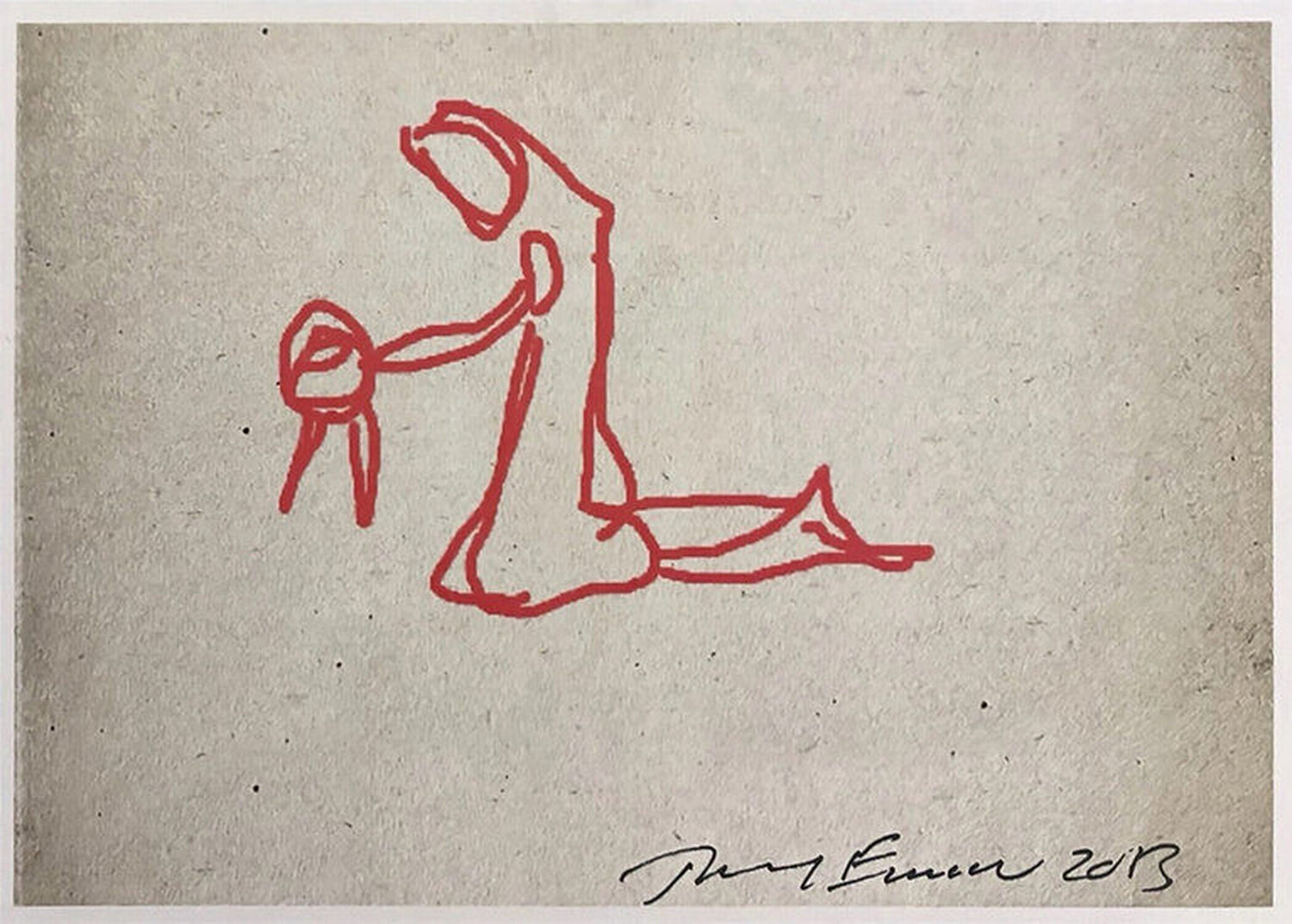Tracey Emin Nativity iPad Drawing Tracey Emin