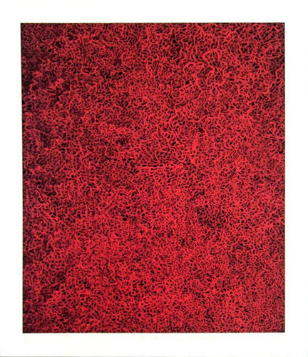 Rain in the evening Glow- Raisonne No. 171 di Yayoi Kusama, Stampa in vendita su Singulart
