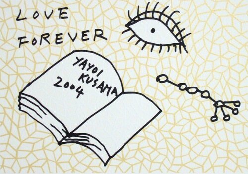 Book to Read at Night A di Yayoi Kusama, Stampa in vendita su Singulart